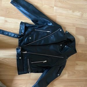 Zara leather jacket